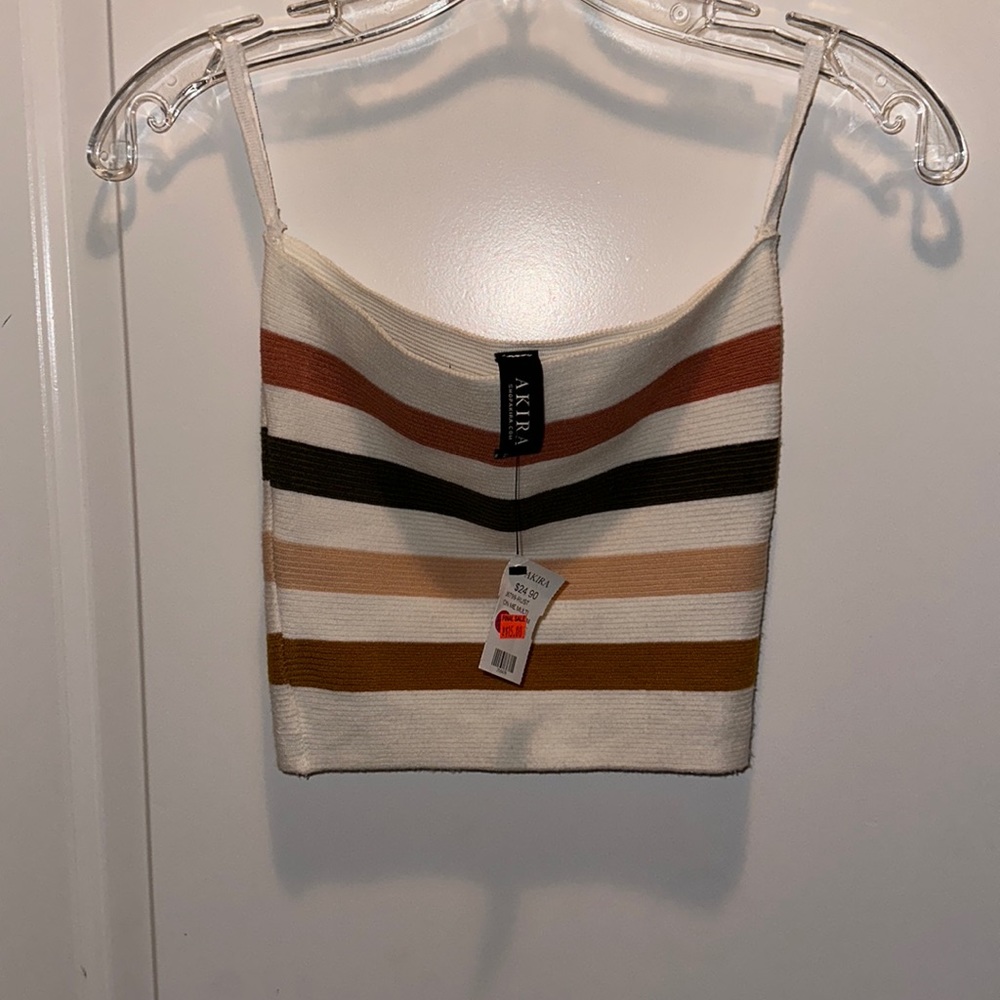 Strapless Cropped Top